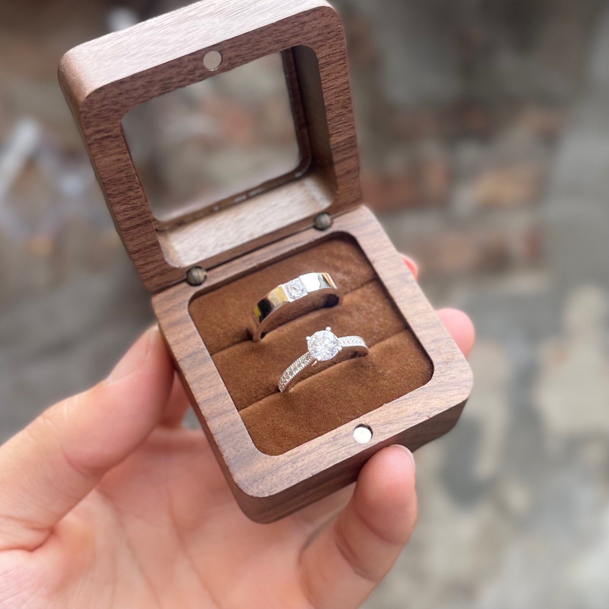 Trang sức Nhẫn Đôi (ND) Bạc 925 mã ND047 - DNJ Silver