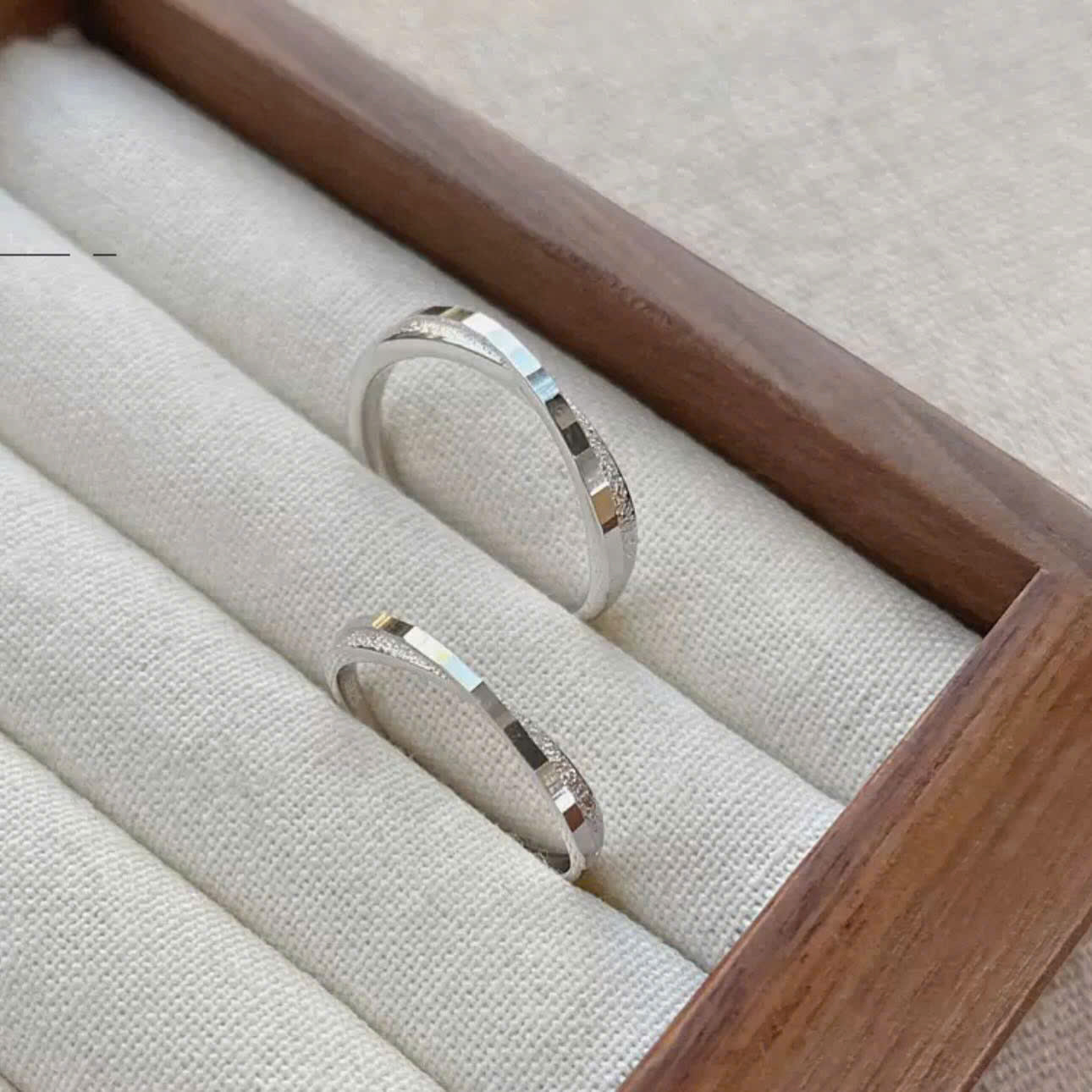 Trang sức Nhẫn Đôi (ND) Bạc 925 mã ND034 - DNJ Silver