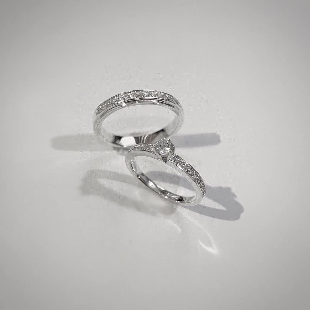 Trang sức Nhẫn Đôi (ND) Bạc 925 mã ND008 - DNJ Silver