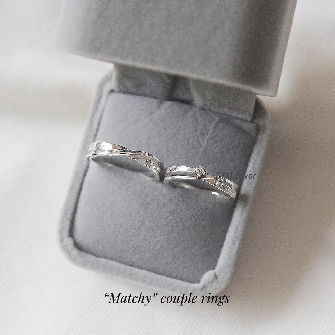 Trang sức Nhẫn Đôi (ND) Bạc 925 mã ND011 - DNJ Silver