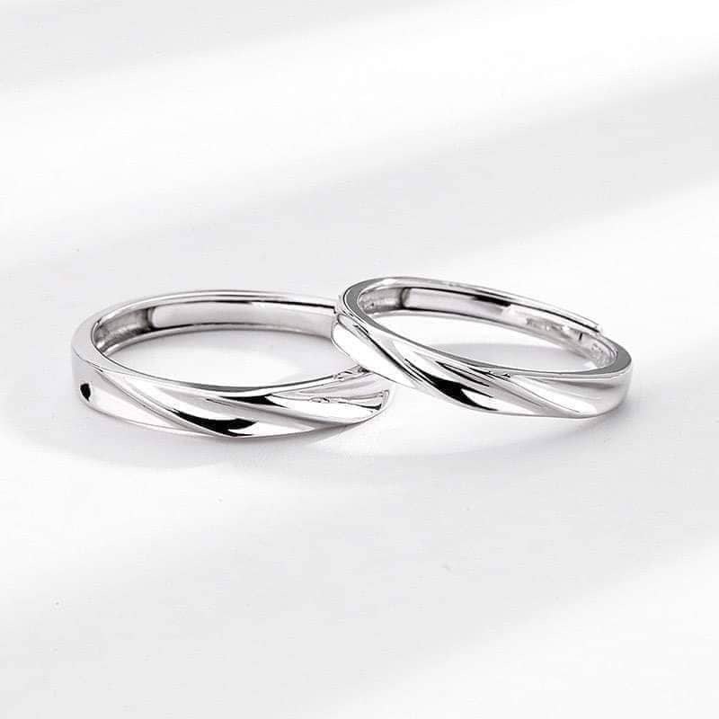 Trang sức Nhẫn Đôi (ND) Bạc 925 mã ND029 - DNJ Silver
