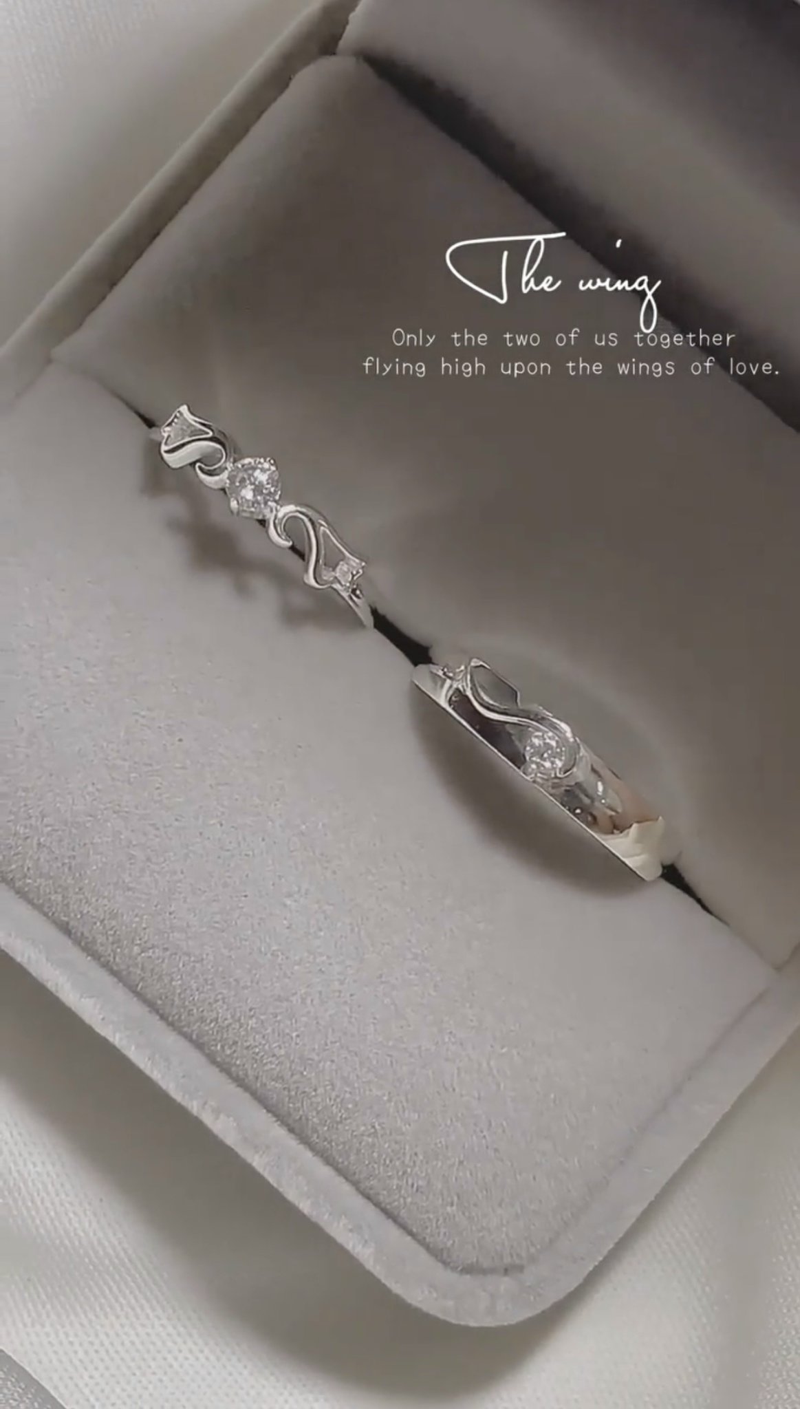 Trang sức Nhẫn Đôi (ND) Bạc 925 mã ND033 - DNJ Silver