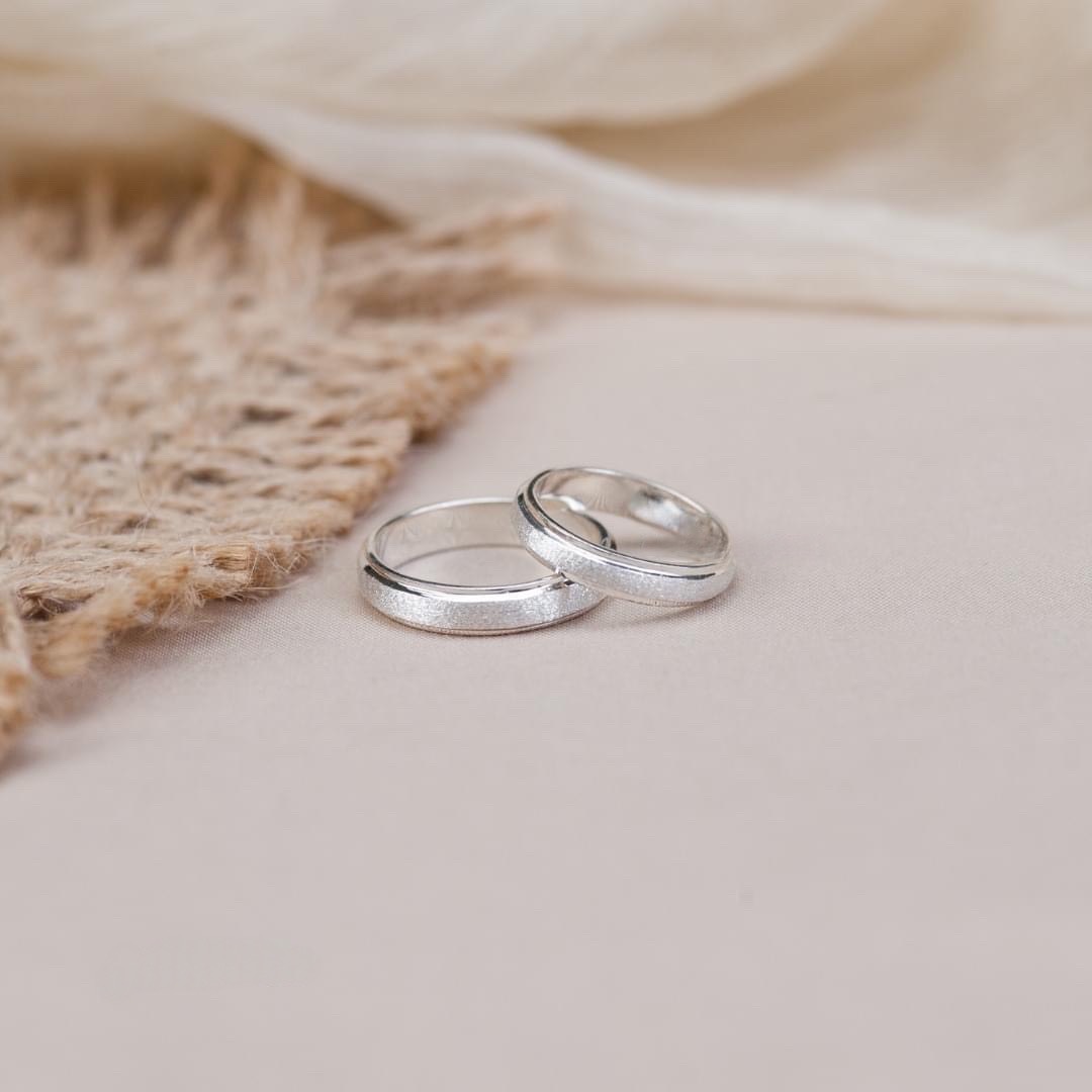 Trang sức Nhẫn Đôi (ND) Bạc 925 mã ND040 - DNJ Silver