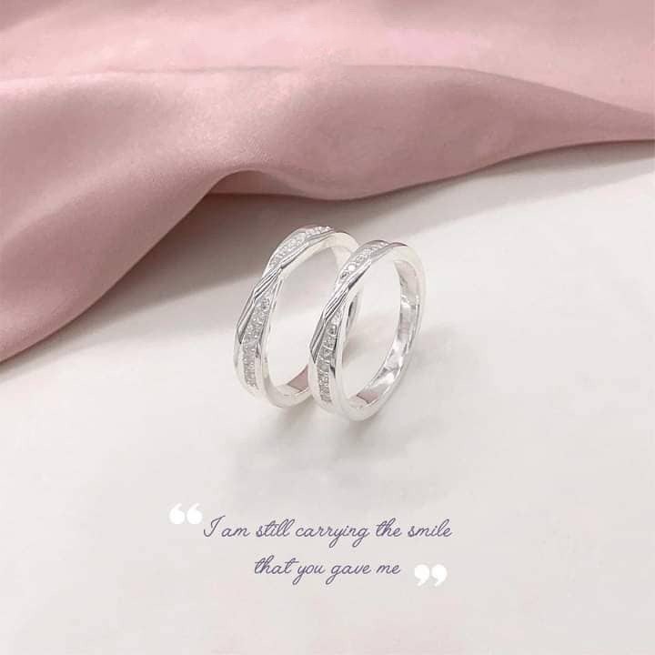 Trang sức Nhẫn Đôi (ND) Bạc 925 mã ND045 - DNJ Silver